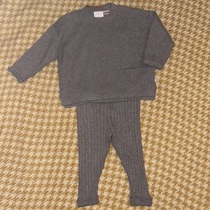 ZARA Boys Gray Matching Set